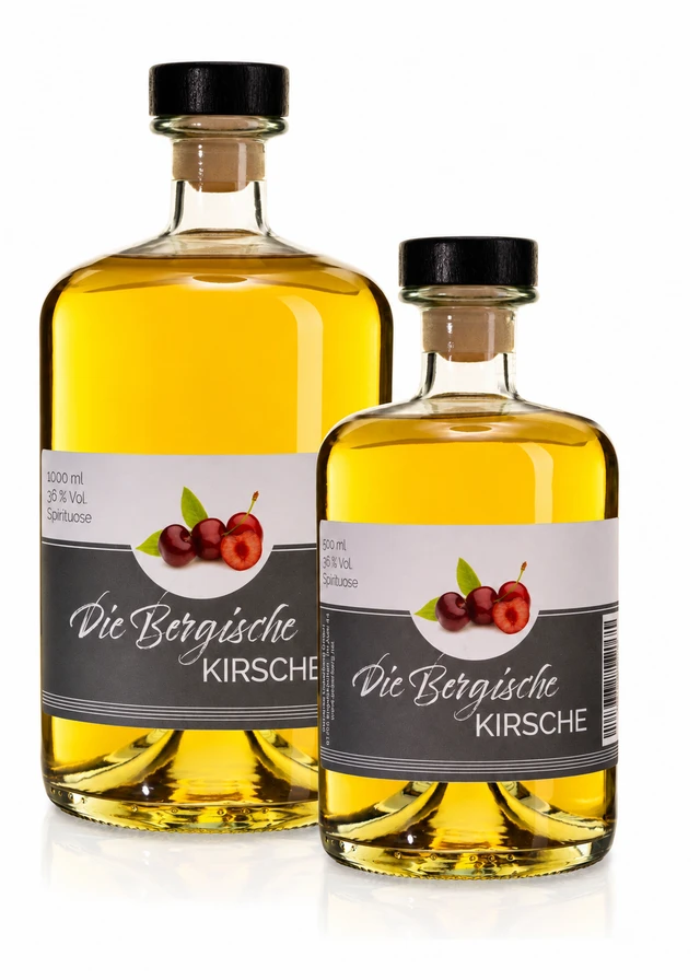 Die Bergische Kirsche in 1,0 l und 0,5 l