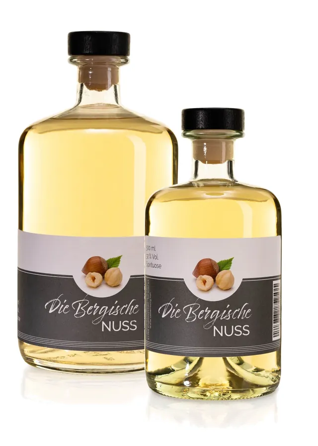 Die Bergische Nuss in 1,0 l und 0,5 l