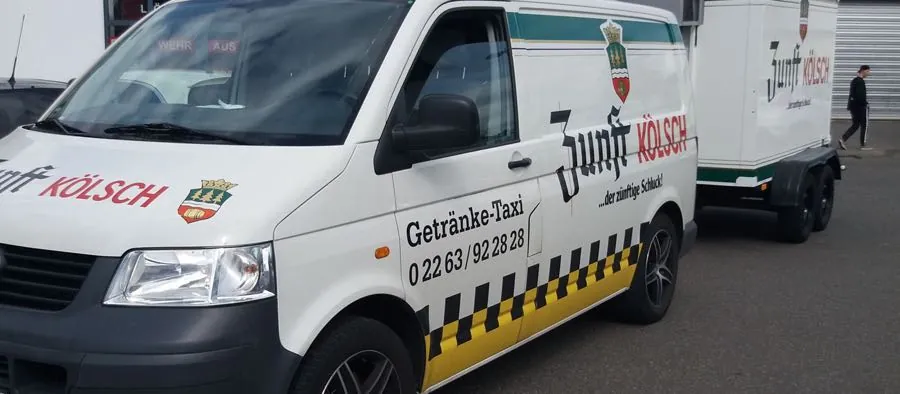 Getränkelieferung vor der Haustür